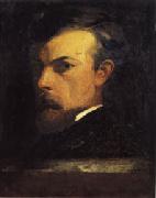 Odilon Redon Self-Portrait oil painting artist